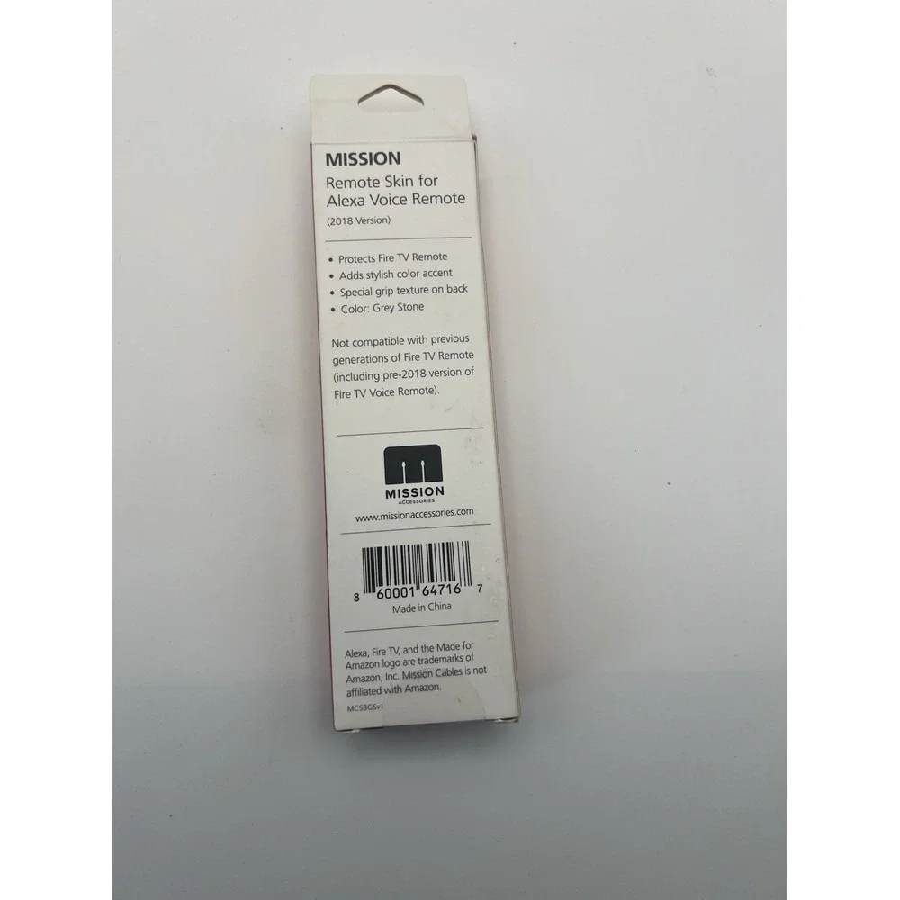 Made for Amazon Remote Cover Case, for Alexa Voice Remote‎ Lite | Grey